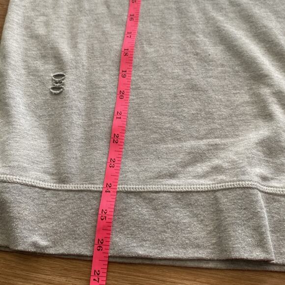 Sojara vintage reworked biting lip sequin ripped sweatshirt sz M - Picture 6 of 7